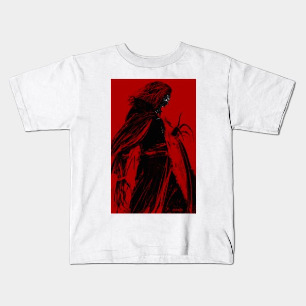 Castlevania Dracula Walk Kids T-Shirt by DougSQ